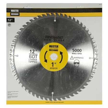 Disston Disston 301132 12 in. Master Mechanic Precision Cutoff Circular Saw Blade; 60 Tooth 301132
